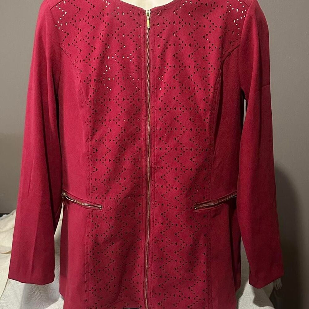 Women's Red and Pink Jacket
